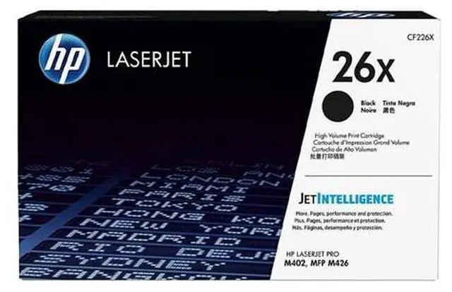 Alt view image 2 of 2 - HP 26X High Yield Black Original LaserJet Toner Cartridges (CF226X)(Single Pack)
