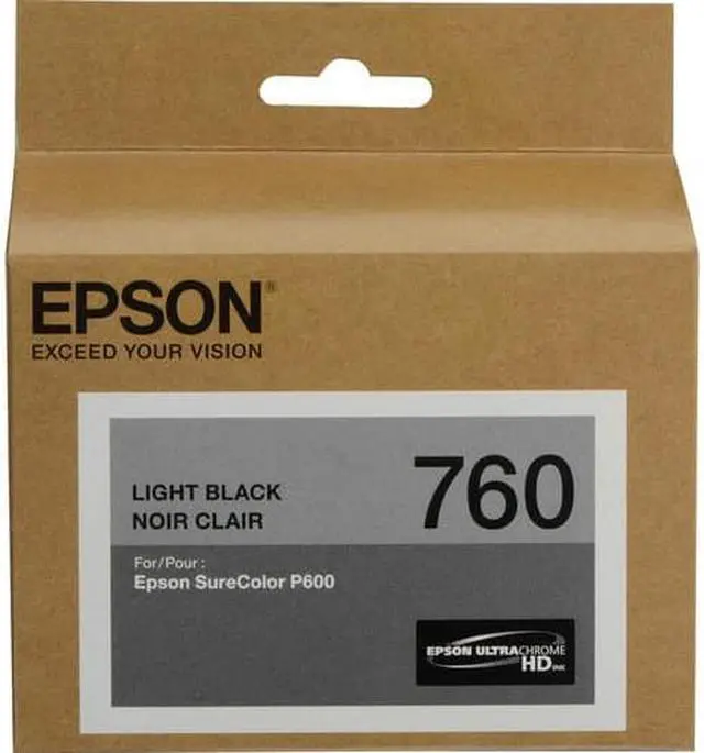 Alt view image 3 of 13 - Epson UltraChrome HD T760 Original Ink Cartridge T760720