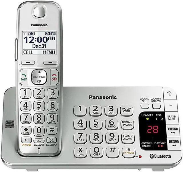 4-Handset Corded/Cordless System with Talking Caller ID - Thumbnail 3