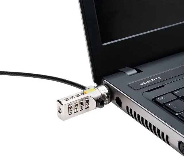 Alt view image 8 of 10 - Kensington Preset Combination Laptop Lock