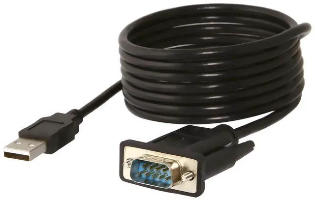 Alt view image 13 of 17 - Sabrent USB 2.0 to Serial (9-Pin) DB-9 RS-232 Adapter Cable 6 ft. Cable with Thumbscrews Connectors (CB-FTDI)