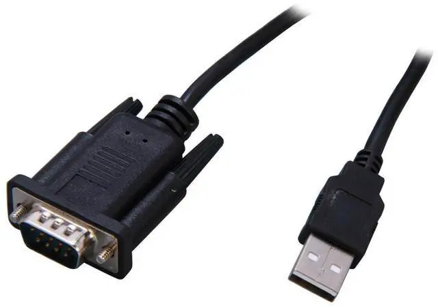 Alt view image 14 of 17 - Sabrent USB 2.0 to Serial (9-Pin) DB-9 RS-232 Adapter Cable 6 ft. Cable with Thumbscrews Connectors (CB-FTDI)