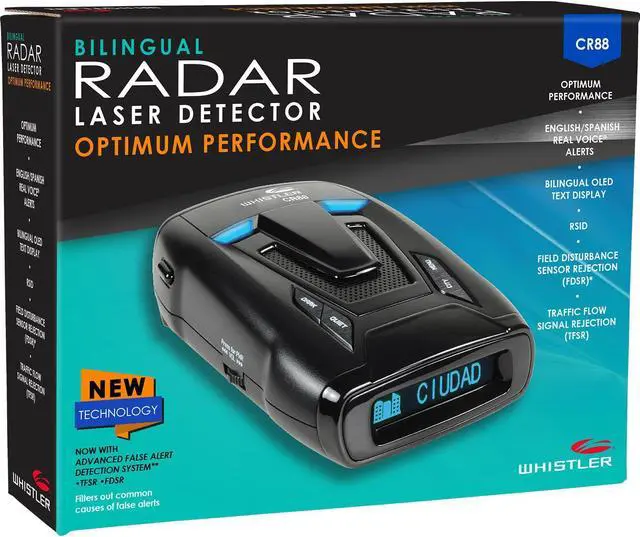 Alt view image 9 of 18 - Whistler CR88 High Performance Radar Detector