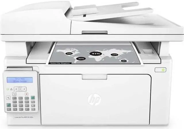 Alt view image 2 of 8 - HP LaserJet Pro M130fn AIO Monochrome Laser Printer