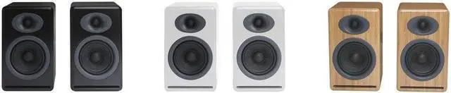 Alt view image 7 of 8 - Audioengine P4 Premium Passive Bookshelf Speaker - Pair (White)