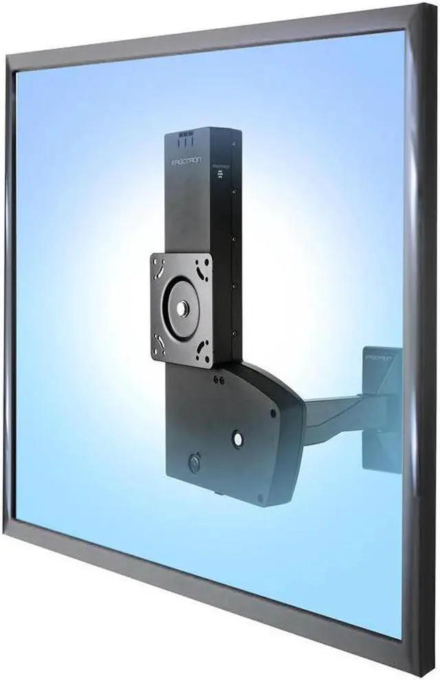 Alt view image 8 of 20 - Ergotron - 61-113-085 - Ergotron Wall Mount for Flat Panel Display - Black - 27 to 42 Screen Support