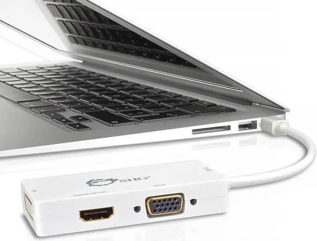 Alt view image 7 of 20 - SIIG CB-DP1H11-S1 Mini DisplayPort 1.2 to HDMI