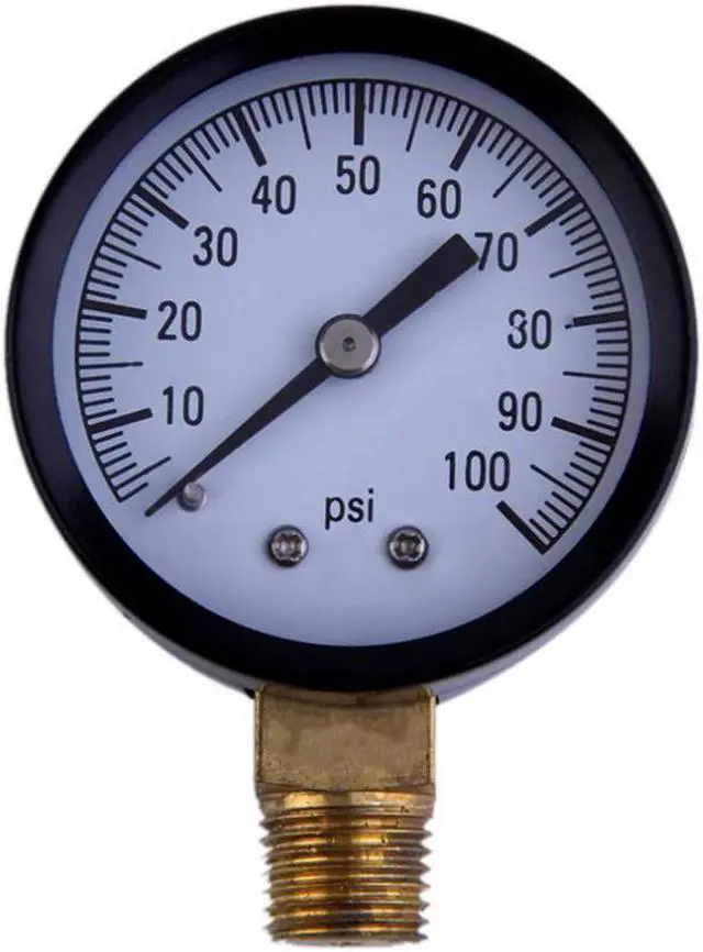 Main image of 0-100 PSI 1/4" Well Pump Water Pressure Gauge TS50-100PSI