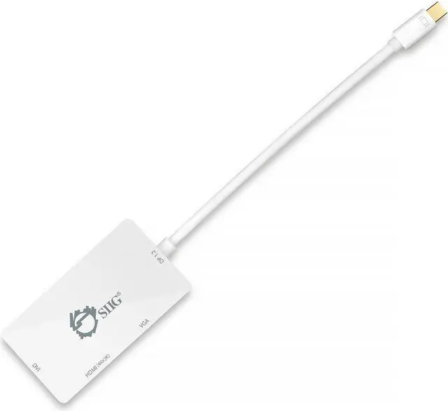 Alt view image 6 of 20 - SIIG CB-DP1H11-S1 Mini DisplayPort 1.2 to HDMI