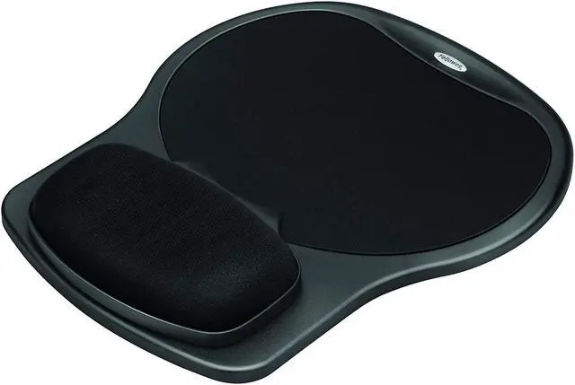 Alt view image 11 of 15 - Fellowes 93730 Easy Glide Gel Mouse Pad with Wrist Rest