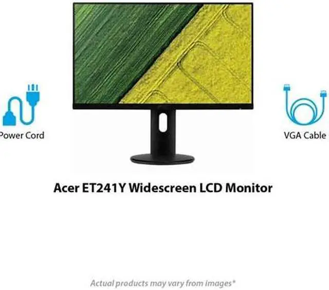 Alt view image 13 of 20 - Acer 23.8" 60Hz IPS FHD LCD/LED Monitor 4 ms D-Sub, HDMI ET241Y Abmir UM.QE1AA.A01