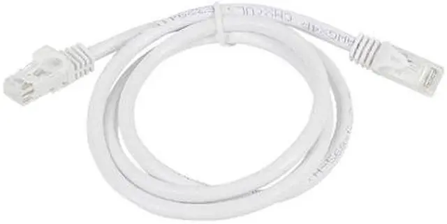 Alt view image 2 of 9 - Monoprice Cat5e Ethernet Patch Cable - 3 Feet - White | Network Internet Cord - Snagless RJ45, Stranded, 350Mhz, UTP, Pure Bare Copper Wire, 24AWG - Flexboot Series