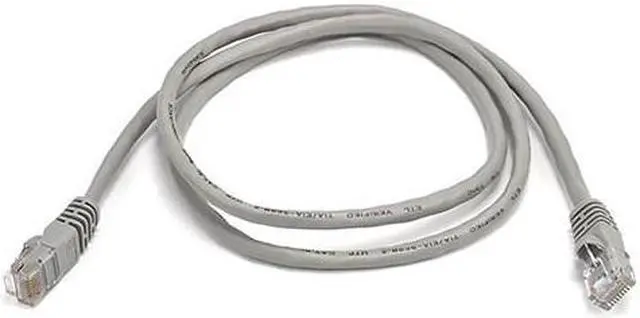 Alt view image 4 of 9 - Monoprice Cat5e Ethernet Patch Cable - Network Internet Cord - RJ45, Stranded, 350Mhz, UTP, Pure Bare Copper Wire, 24AWG, 3ft, Gray