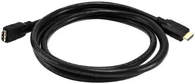 Alt view image 11 of 14 - Monoprice Commercial Series High Speed HDMI Extension Cable, 4K @ 24Hz, 10.2Gbps, 24AWG, CL2, 10ft, Black