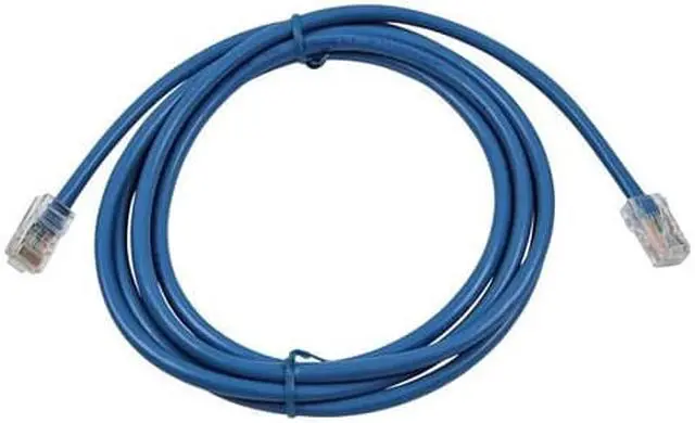 Alt view image 4 of 15 - Monoprice Cat5e Ethernet Patch Cable - 5 Feet - Blue, RJ45, Stranded, 350Mhz, UTP, Pure Bare Copper Wire, 24AWG - Zeroboot Series