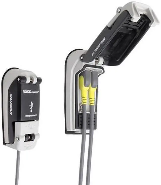 Alt view image 4 of 7 - SCANSTRUT ROKK CHARGE PLUS  WATERPROOF USB SOCKET SC-USB-02