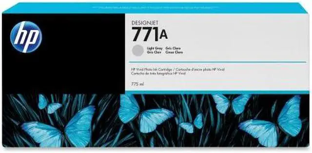 Alt view image 7 of 12 - HP 771 (B6Y22A) Light Gray Original Ink Cartridge