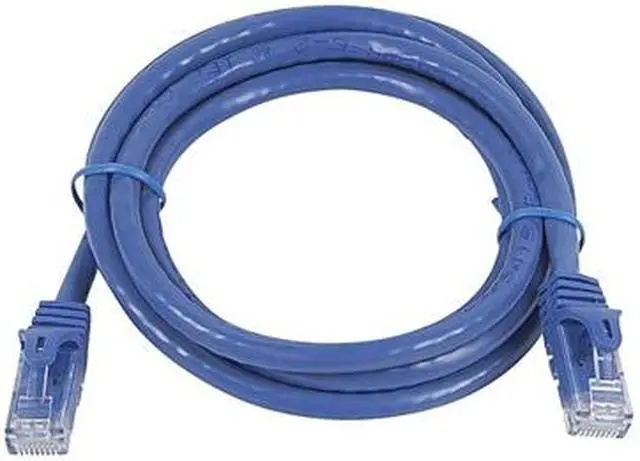 Alt view image 3 of 12 - Monoprice Cat5e Ethernet Patch Cable - 20 Feet - Blue | Network Internet Cord - RJ45, Stranded, 350Mhz, UTP, Pure Bare Copper Wire, 24AWG - Flexboot Series