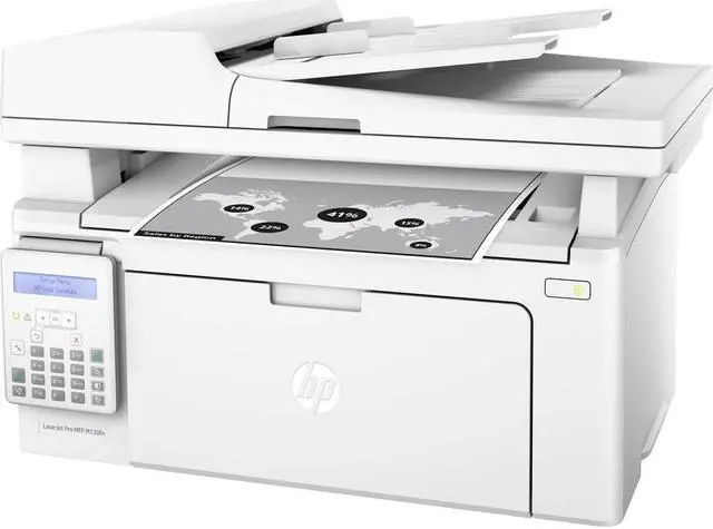 Alt view image 3 of 8 - HP LaserJet Pro M130fn AIO Monochrome Laser Printer