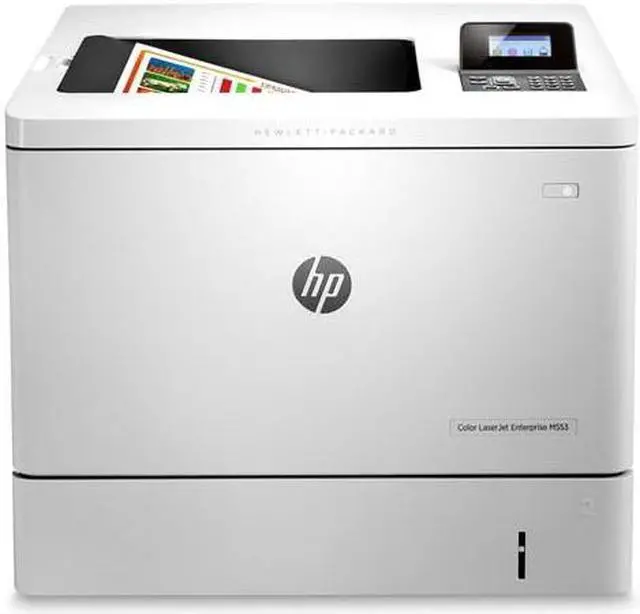 Alt view image 9 of 11 - HP LaserJet Enterprise M553dn Color Laser Printer Automatic Duplex Print B5L25A