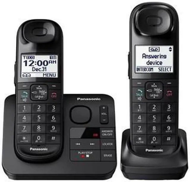Alt view image 6 of 20 - Panasonic KX-TGL432B 2 Handset Cordless Phone