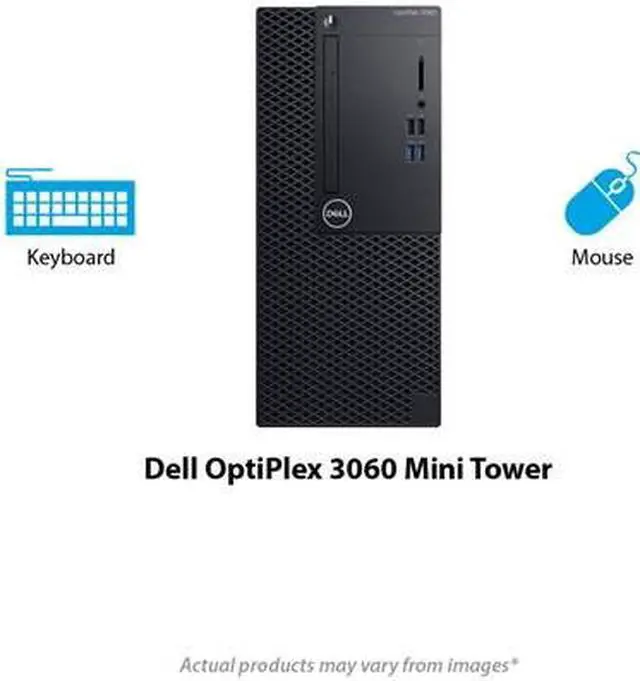 Alt view image 6 of 7 - Dell OptiPlex 3000 3060 Desktop Computer - Intel Core i5 (8th Gen) i5-8500 3 GHz - 8 GB DDR4 SDRAM - 1 TB HDD - Windows 10 Pro 64-bit (English/French/Spanish) - Mini-tower