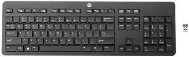 Alt view image 3 of 11 - HP Link-5 T6U20UT#ABA Black USB RF Wireless Standard Keyboards