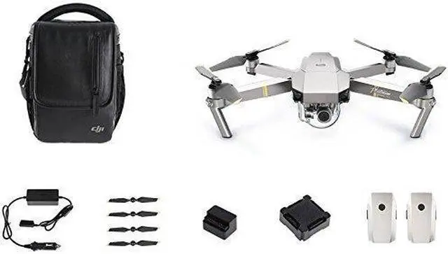 Alt view image 13 of 18 - DJI Mavic PRO Platinum Portable Collapsible Drone Quadcopter, Flymore Combo with 3 Batteries, 4K Professional Camera Gimbal,
