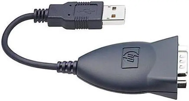 Alt view image 7 of 11 - HP USB to Serial Port Adapter - USB/Serial for PC, Desktop Computer - 3.94 ft - 1 x Type A Male USB - 1 x DB-9 Female Serial - Black