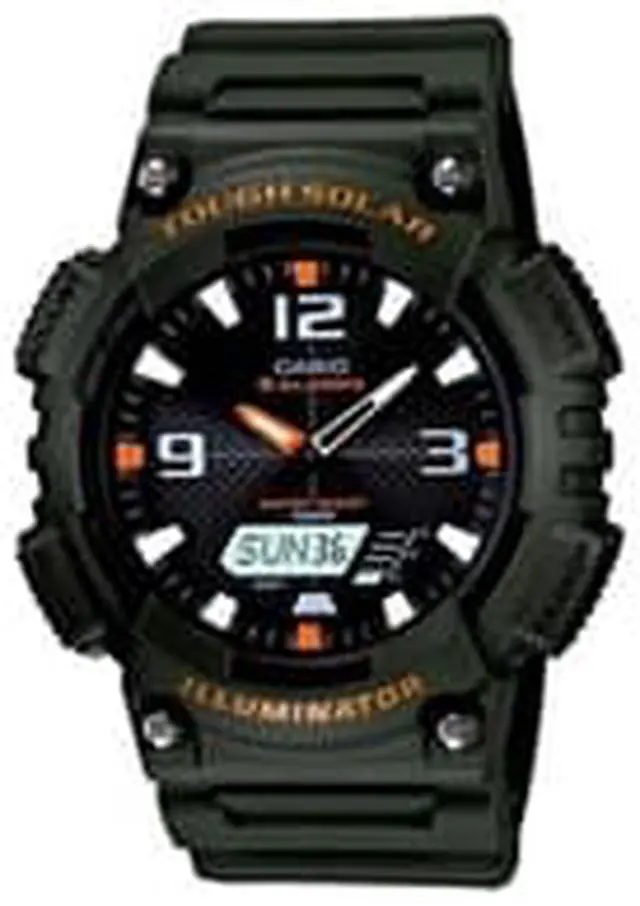 Alt view image 17 of 20 - CASIO AQS810W-3AV Ana Digi Solar Watch