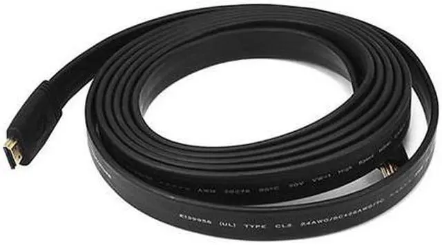 Alt view image 3 of 10 - Monoprice HDMI Cable - 10 Feet - Black | High Speed, 4k@24Hz, 10.2Gbps, 24AWG, CL2 - Commercial Series