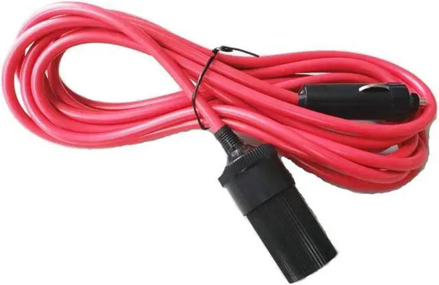 Alt view image 6 of 8 - ROADPRO RP-203EC Extension Cord,Auto Travel,12V,12 ft.