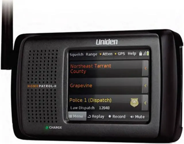 Alt view image 2 of 15 - Uniden Homepatrol-2 Color Touchscreen Scanner w/ 4 GB MicroSD Card