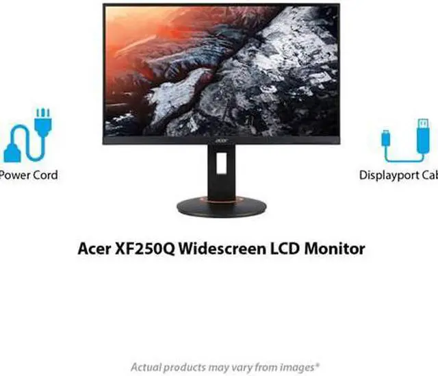 Alt view image 16 of 17 - Acer XF250Q Bbmiiprx 25" (Actual size 24.5") Full HD 1920 x 1080 1ms (GTG) 144Hz TN FreeSync Gaming Monitor