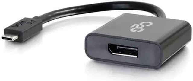 Alt view image 4 of 16 - C2g Usb C To Displayport Adapter Converter - Usb To Displayport Black Taa