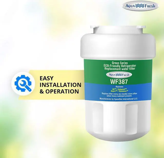 Alt view image 9 of 9 - Aqua Fresh WF387 GE MWF Cartridge Replacement Fits GE GSL25JFXNLB, GSL25JFXJLB (2-Pack)