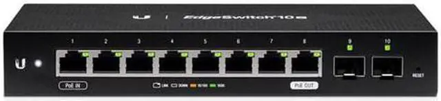 Alt view image 2 of 10 - Ubiquiti EdgeSwitch 10X PoE Switch