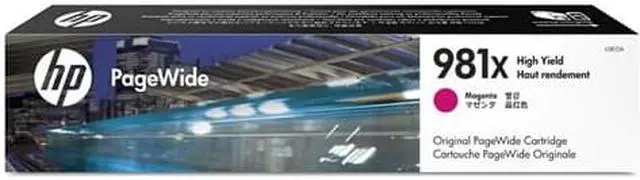 Alt view image 4 of 13 - HP 981X High Yield Magenta Original PageWide Cartridge L0R10A