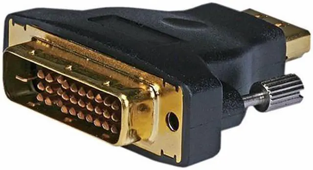 Alt view image 4 of 10 - Monoprice M1-D(P&D) Male to HDMI Female Adapter (Gold Plated Connector) For Use With M1 Ports On Infocus Projectors