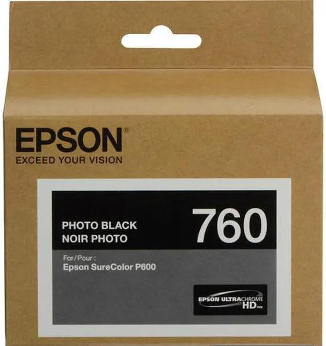 Alt view image 3 of 14 - Epson UltraChrome HD T760 Original Ink Cartridge T760120