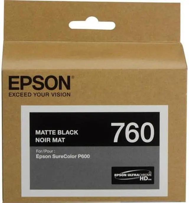 Alt view image 2 of 11 - EPSON PRINT T760820 T760 ULTRACHROME HD MATTE BLACK INK