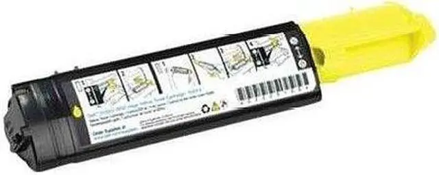 Alt view image 3 of 6 - Dell K4974 Yellow Toner Cartridge K5361, 310-5729, 3105729, NTC5361