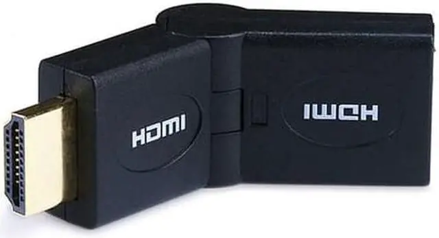 Alt view image 7 of 7 - Monoprice HDMI Port Saver Adapter (Male to Female) | 90 Degrees Swivel