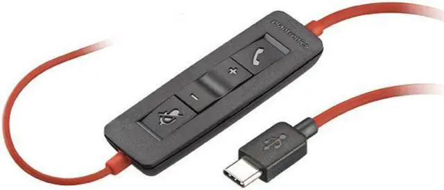 Alt view image 3 of 8 - Plantronics Blackwire 3220 USB-C Headset, On-Ear Mono Headset, Wired