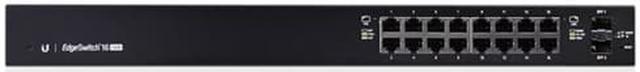 Alt view image 11 of 17 - Ubiquiti Networks EdgeSwitch ES-16-150W-US Managed PoE+ Gigabit Switch with SFP, 150W