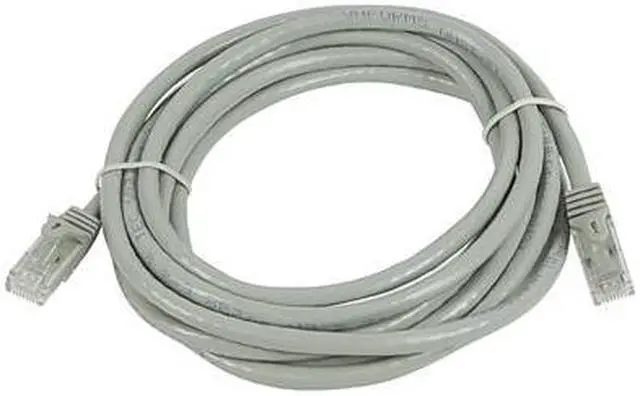 Alt view image 5 of 10 - Monoprice Cat5e Ethernet Patch Cable - 10 Feet - Gray | Network Internet Cord - RJ45, Stranded, 350Mhz, UTP, Pure Bare Copper Wire, 24AWG - Flexboot Series