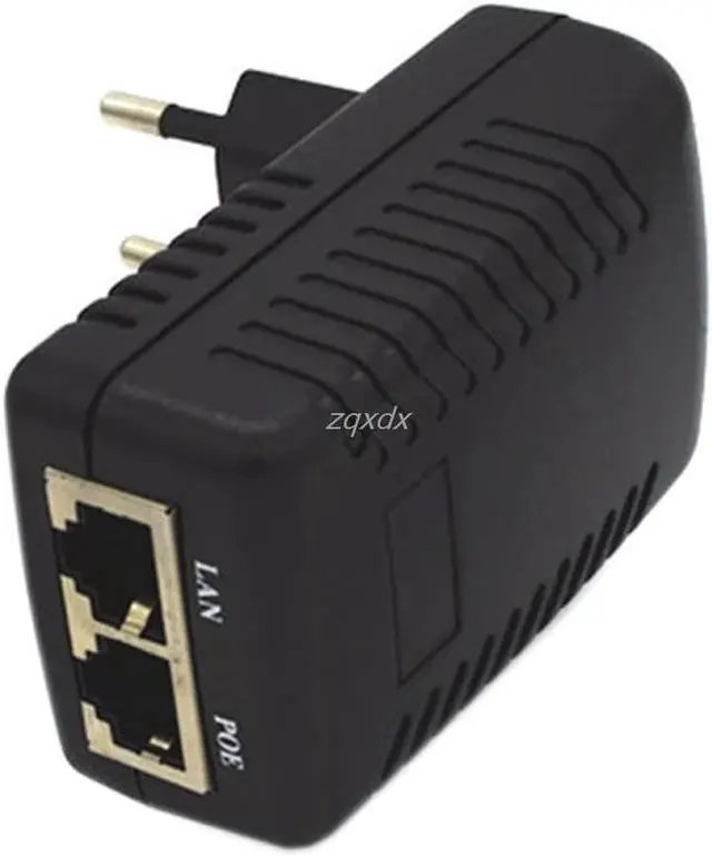 Alt view image 4 of 5 - Plug 48V 0.5A Wall POE Injector Power RJ45 Ethernet Adapter Lan Network Switch Whosale&Dropship