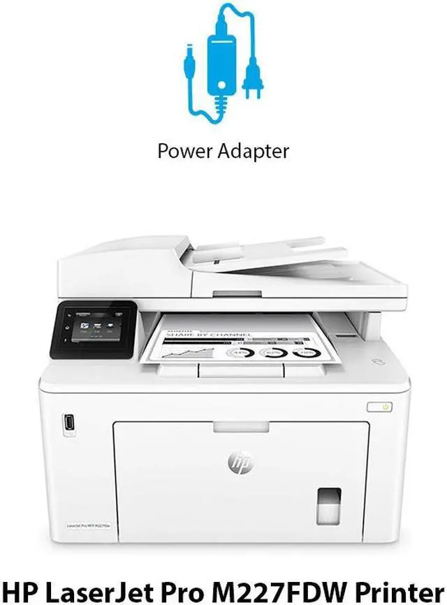 Alt view image 6 of 6 - HP LaserJet Pro MFP M227fdw - multifunction printer (B/W) Printer