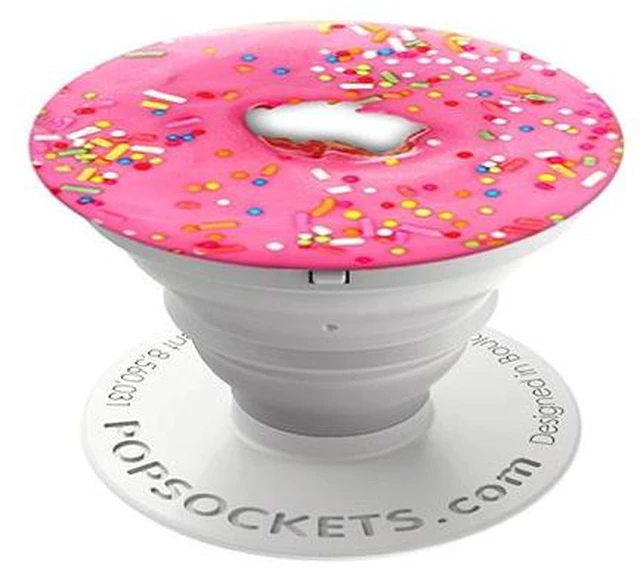 Alt view image 10 of 10 - Popsocket Phone Grip & Stand - Pink Donut - Accessory by PopSockets (101257)