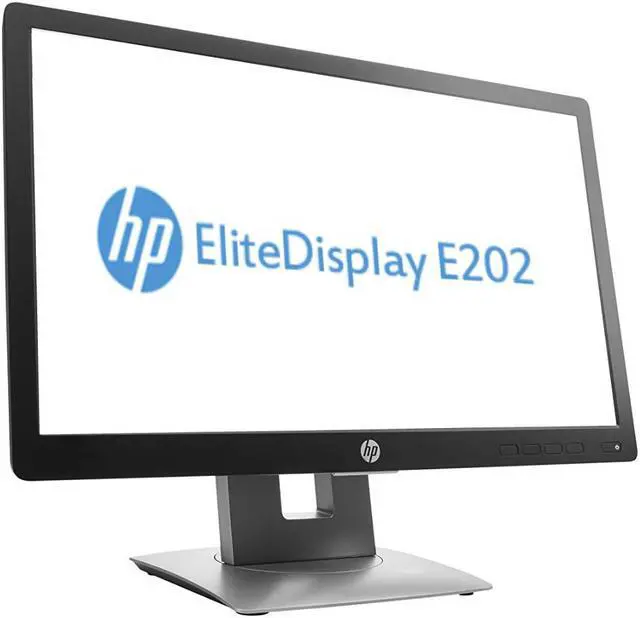Alt view image 8 of 12 - HP EliteDisplay E202 20" HD+ 1600 x 900 HDMI DisplayPort VGA USB 2.0 Hub Anti-Glare LED Backlit IPS Monitor